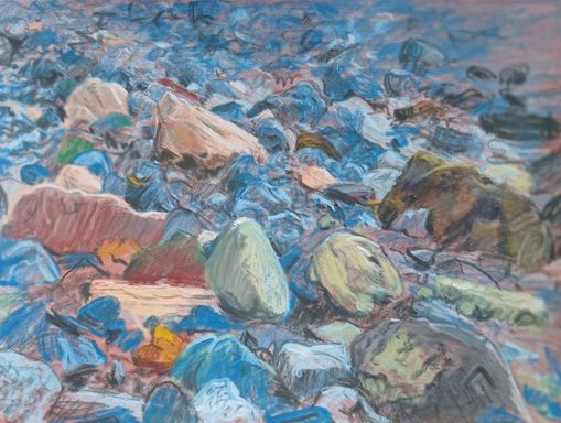 Blue Grey Rocks at Porthallow